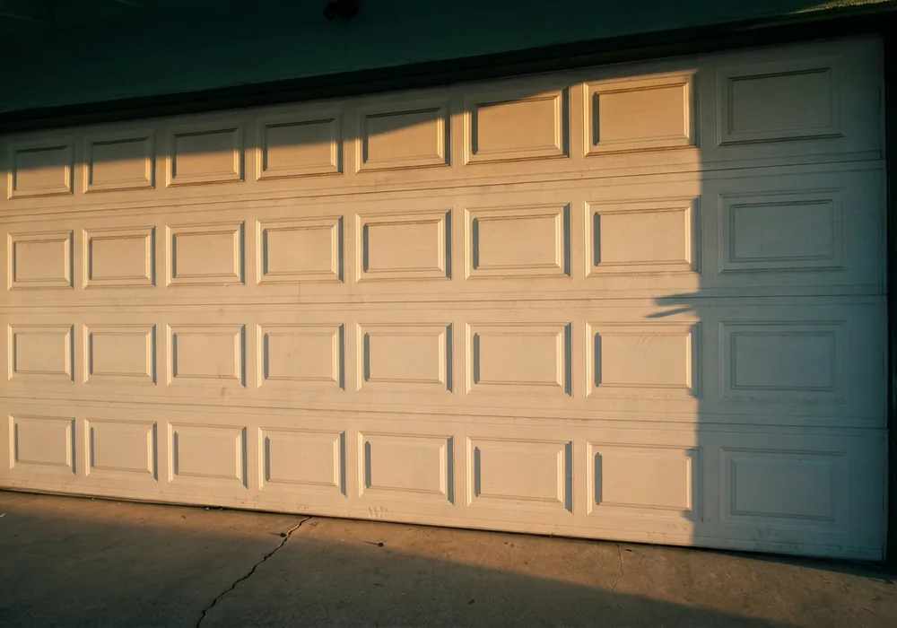 The same door realigned and closed square in its opening